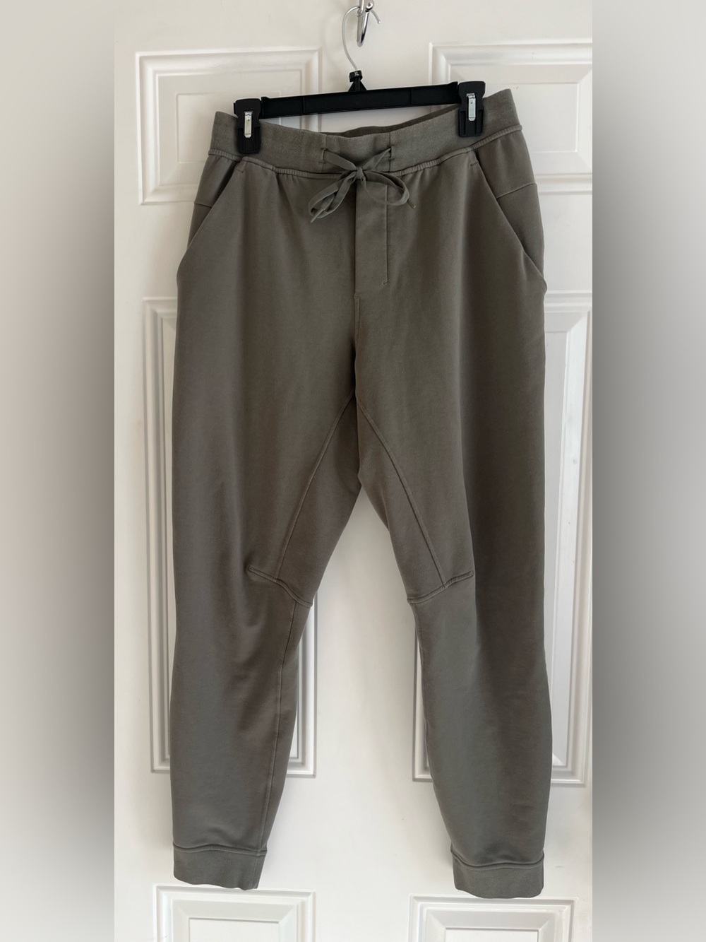 Lululemon City Sweat Jogger Pants Mens M Green Stretch French Terry Athletic Gym - Picture 2 of 10